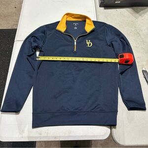 NWOT University of Delaware Blue Hens Antigua Vintage Quarter Zip Men’s Size M
